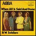 ABBA - "When All Is Said And Done" (Single)