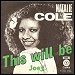 Natalie Cole - "This Will Be" (Single)